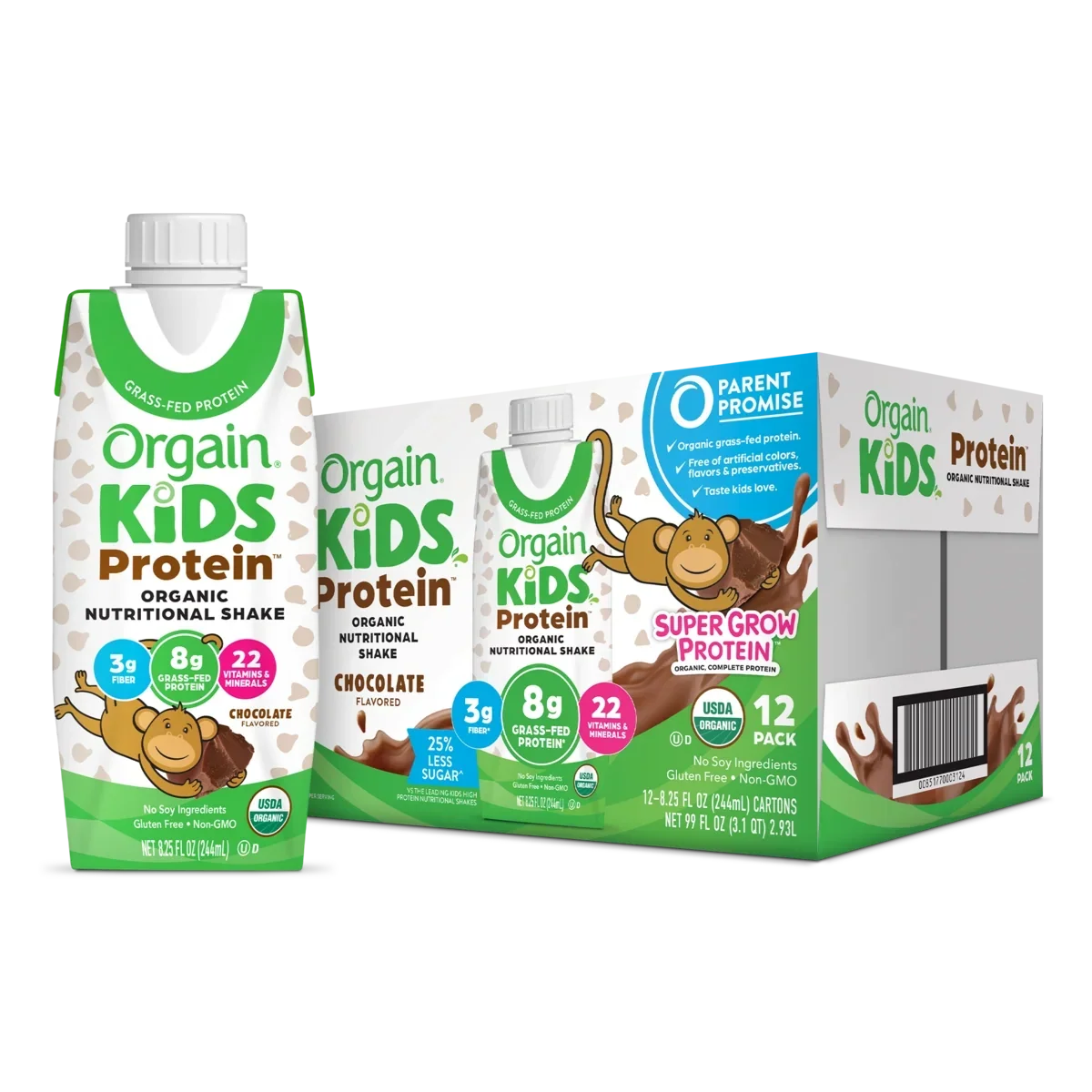 Kids Protein Organic Nutrition Shake - Chocolate