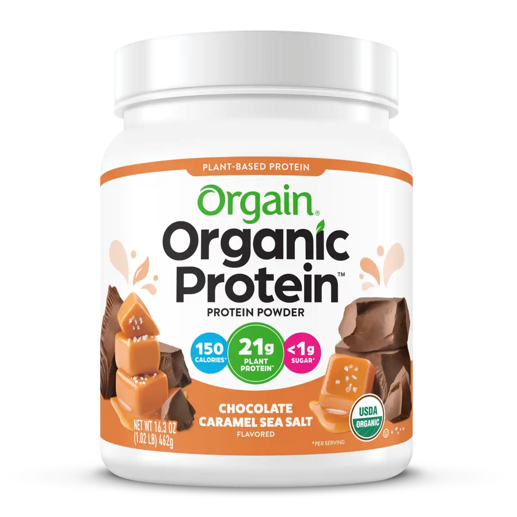 Organic Protein™ Plant Based Protein Powder - Chocolate Caramel Sea Salt