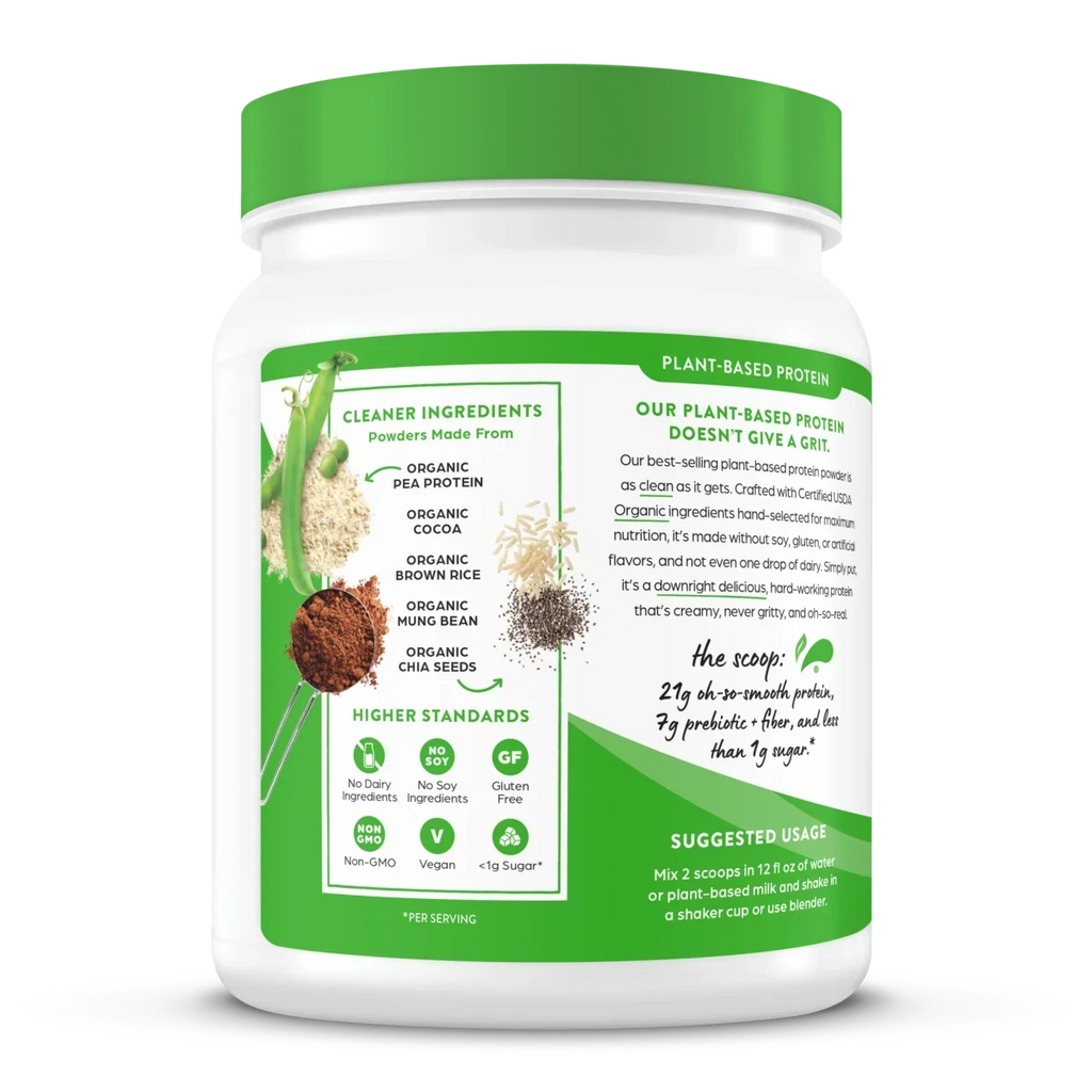 Organic Protein™ Plant Based Protein Powder - Creamy Chocolate Fudge