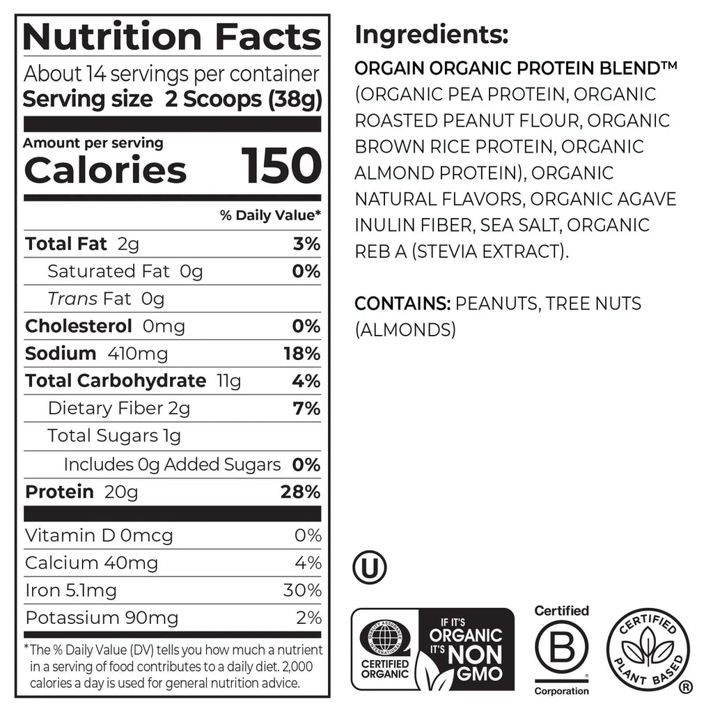 Nut Butter Protein Powder - Vanilla Almond Butter